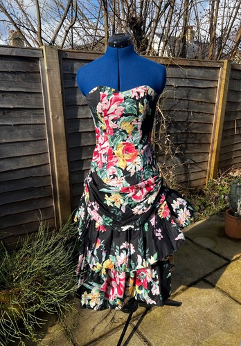 Vintage 80s richards floral - 80s,