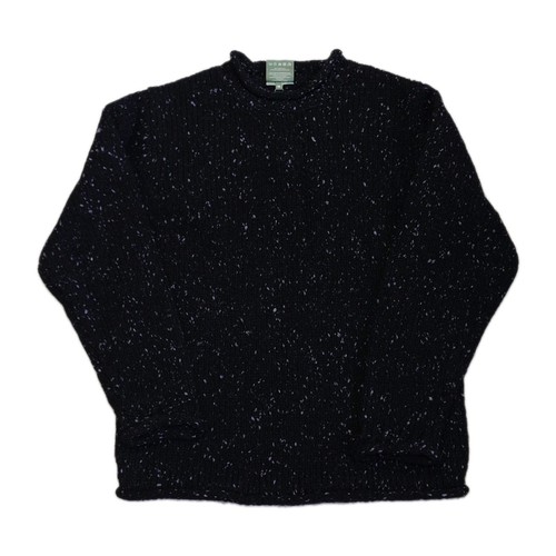 Aran woolen mills black grey - woolen,