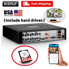 8CH Security CCTV Camera DVR Recorder with 500G Hard Driver Surveillance Camera