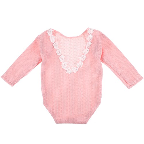 Decorative long sleeve romper - ,