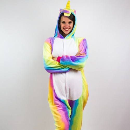 Pajamas kids adults rainbow - kids&,