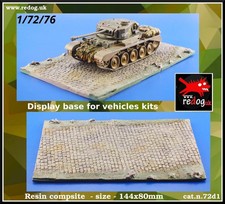 Redog 1/72 Display Base for  Scale Models/Vehicles / D1
