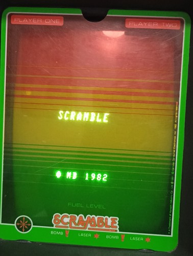Vectrex scramble tested - vectrex,