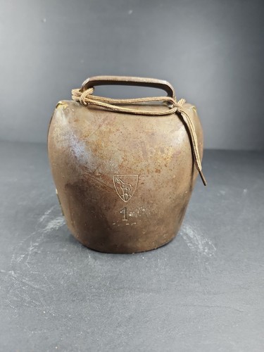 Vintage swiss cow bell - vintage, j