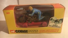 CORGI 681 STUNT MOTORCYCLE RARE