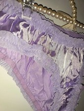 💜✨ Lilac Satin Frill