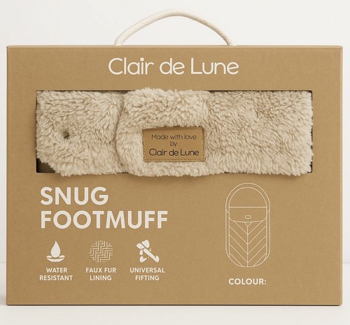 Clair lune snug footmuff - clair,