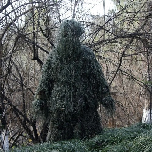 Ghillie suit camo set - suit, 5pcs