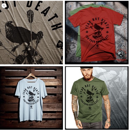 Fear not death combat shirt - fear, t-shirt