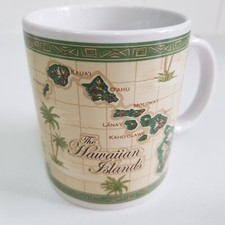 Hawaiian Islands Map Coffee