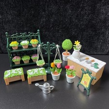 Sylvanian Families Flower Gardening Set MI63 Rare Vintage Japan Exclusive Comple