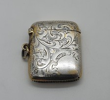 Sterling Silver Vesta Case