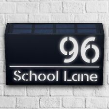 Solar Light House Signs Door