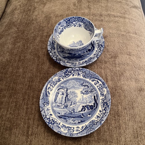 Spode blue italian china cup - italian,