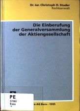 Die Einberufung der