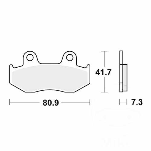 Trw brake pads standard mcb534 - trw,
