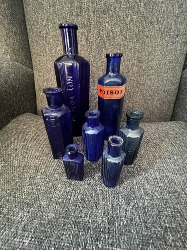 Antique vintage cobalt blue - vintage,