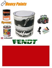 Fendt Tractor Wheel Red Paint High Endurance Enamel Paint 1 Litre Tin