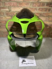 Kawasaki Ninja ZX6R 636 2002 Front Nose Fairing Panel Has Some Slight Damage.