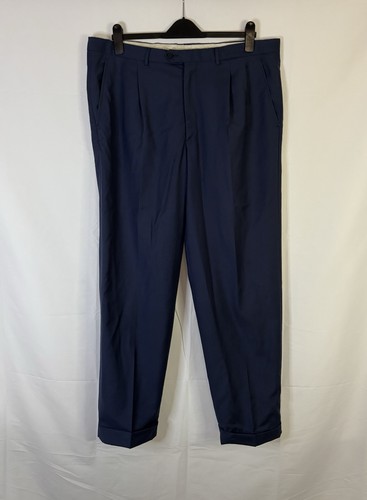 Gieves hawkes navy - navy, pleated