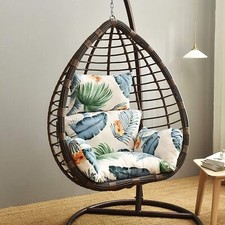 Hanging Basket Chair Cushion Swing Egg Chair Cushion Patio Hammock Seat Pad UK