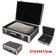 Large Aluminium Flight Hard Case Tool Box Carry Foam Storage DJ Camera Box 