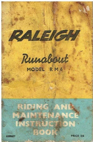 Raleigh rm6 runabout moped - rm6,