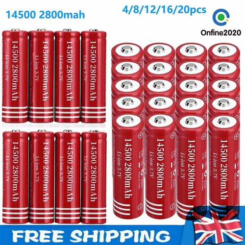 Lot 14500 ion rechargeable - li-ion,