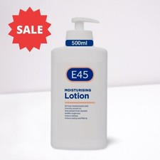 E45 Daily Moisturiser Lotion Pump 500ml – Dry & Sensitive Skin Hydration