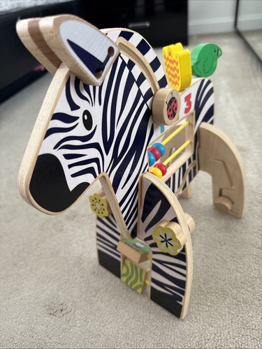 Wooden zebra - wooden,