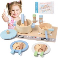 Wooden Kitchen Toys for Kids