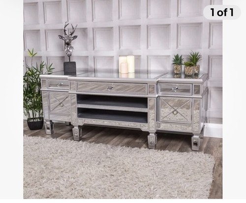 Large silver mirrored - large,