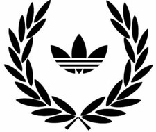 Vespa Adidas in a Laurel Vespa Lambretta Scomadi Choice of 10 colours (4x4 inch)