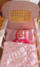 Vintage Style Dolls Cot