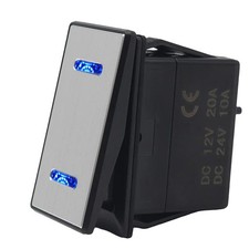 12V 24V Rocker Switch Aluminum