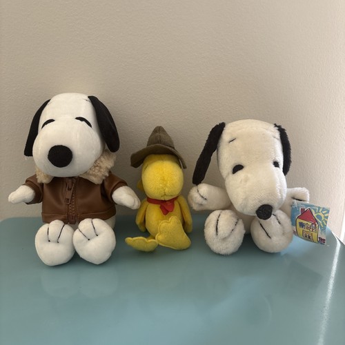Snoopy plush and woodstock - plush,