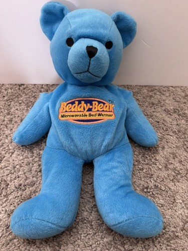 Blue beddy bear - bear, microwaveable