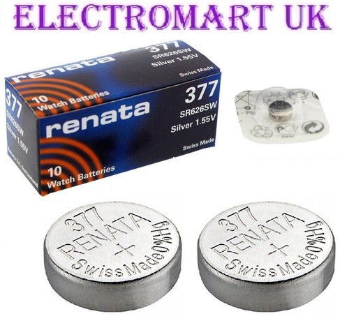 Renata 377 sr626sw silver - x,