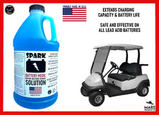 GOLF CART BATTERY RESTORE LIQUID SOLUTION, Repair 6,8,12 Volt, Larger 64oz Size