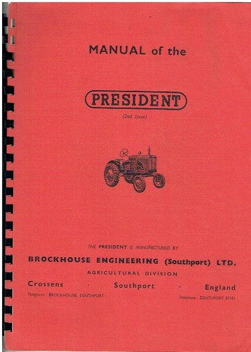 Brockhouse president tractor - brockhouse,