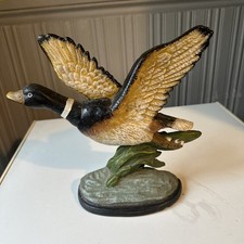 Vintage Cast Iron Mallard Duck