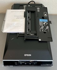 Epson Perfection V600 Color Photo Document Scanner No Adapter Read