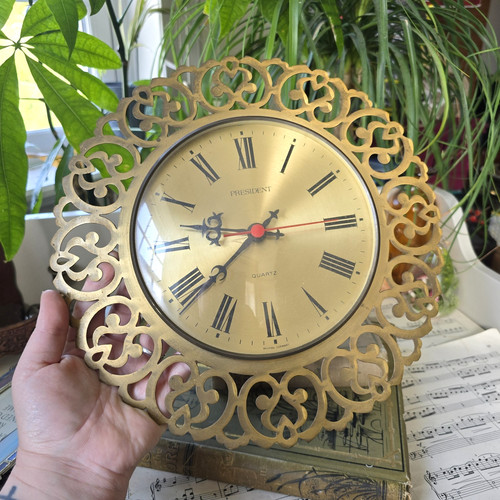 Vintage wall clock - vintage,
