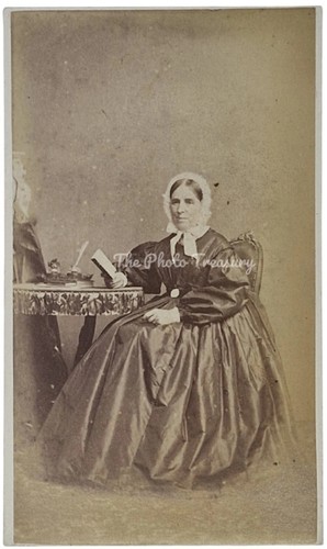 Cdv elderly lady named - elderly, mrs