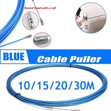 10/15/20/30M Electricians Tape Cable Puller Tool Rods Wires Draw Push Pulling UK