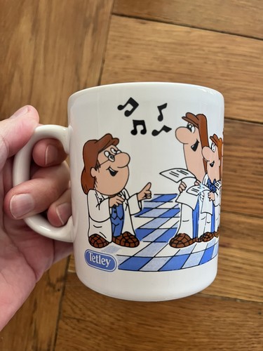 Vintage tetley tea mug - tetley,