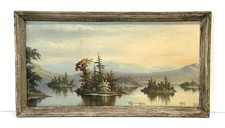 Antique Vintage Painting On