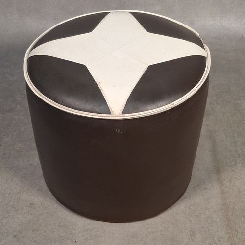 Vintage pouffe footstool - vintage,