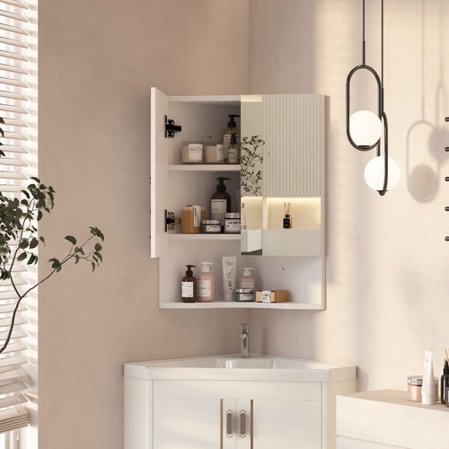 Bathroom wall corner - wall, cabinet