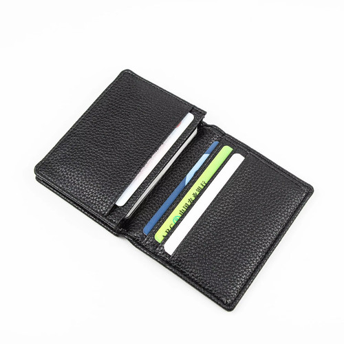 Genuine leather business - business, card